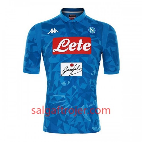 Camisolas de Futebol Napoli Hjemmebanesæt 2018/19 Kort ærmer Camisolas de Futebol Napoli Hjemmebanesæt 2018/19 Kort ærmer